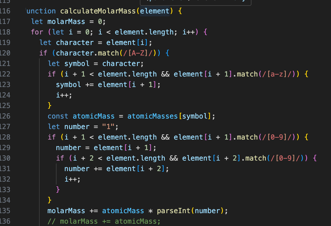 Exploring the Versatility of JavaScript’s .match() Method for Molar