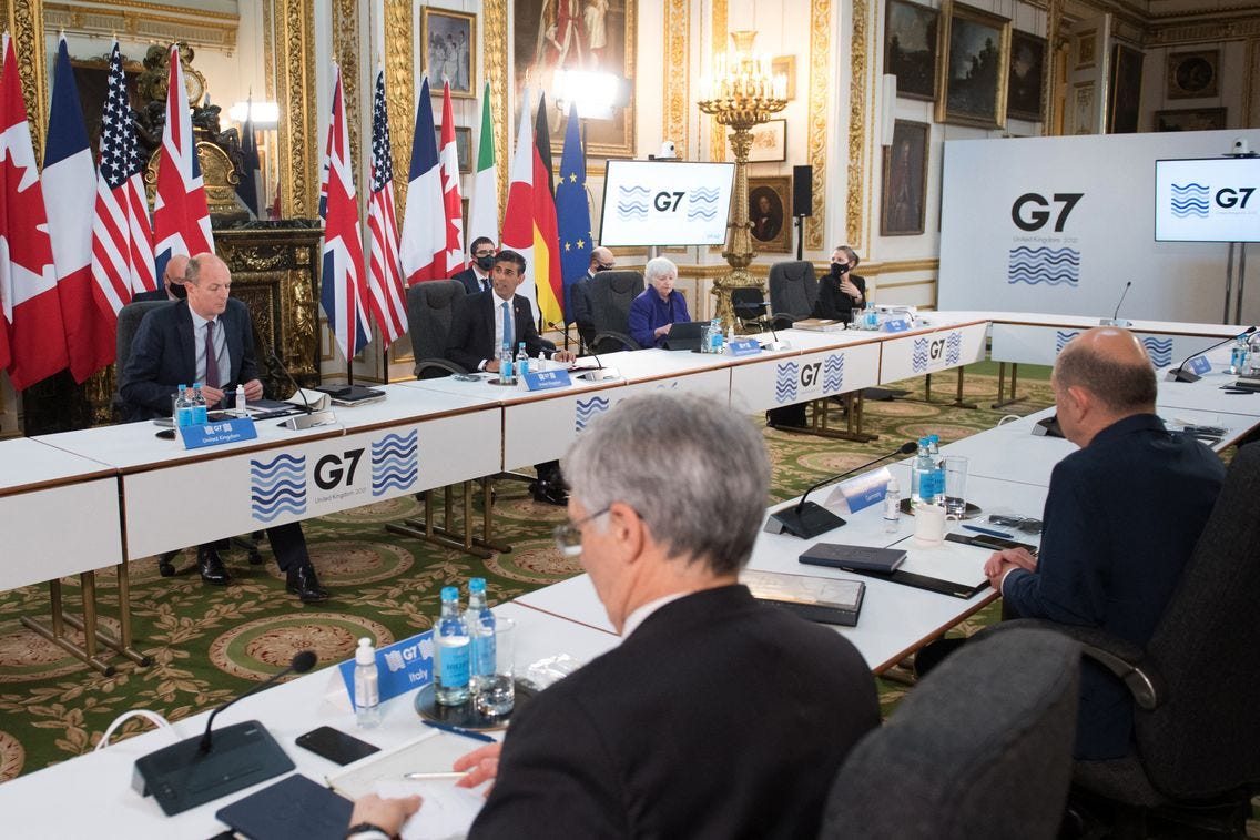 Le G7 Finances s’engage sur un impôt mondial sur les sociétés d’au moins 15%