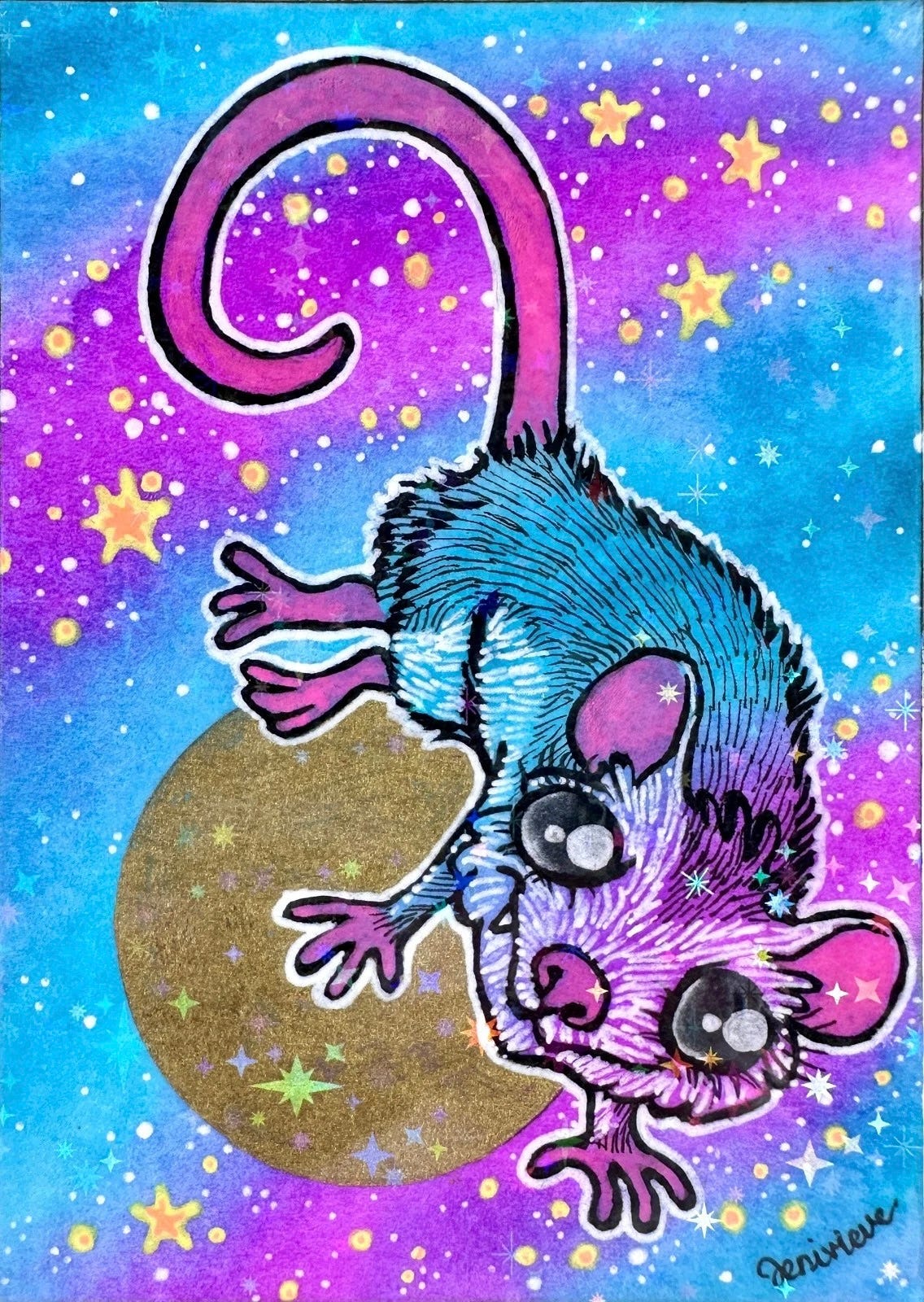 See an out-of-this world friend at: Galaxy Possum