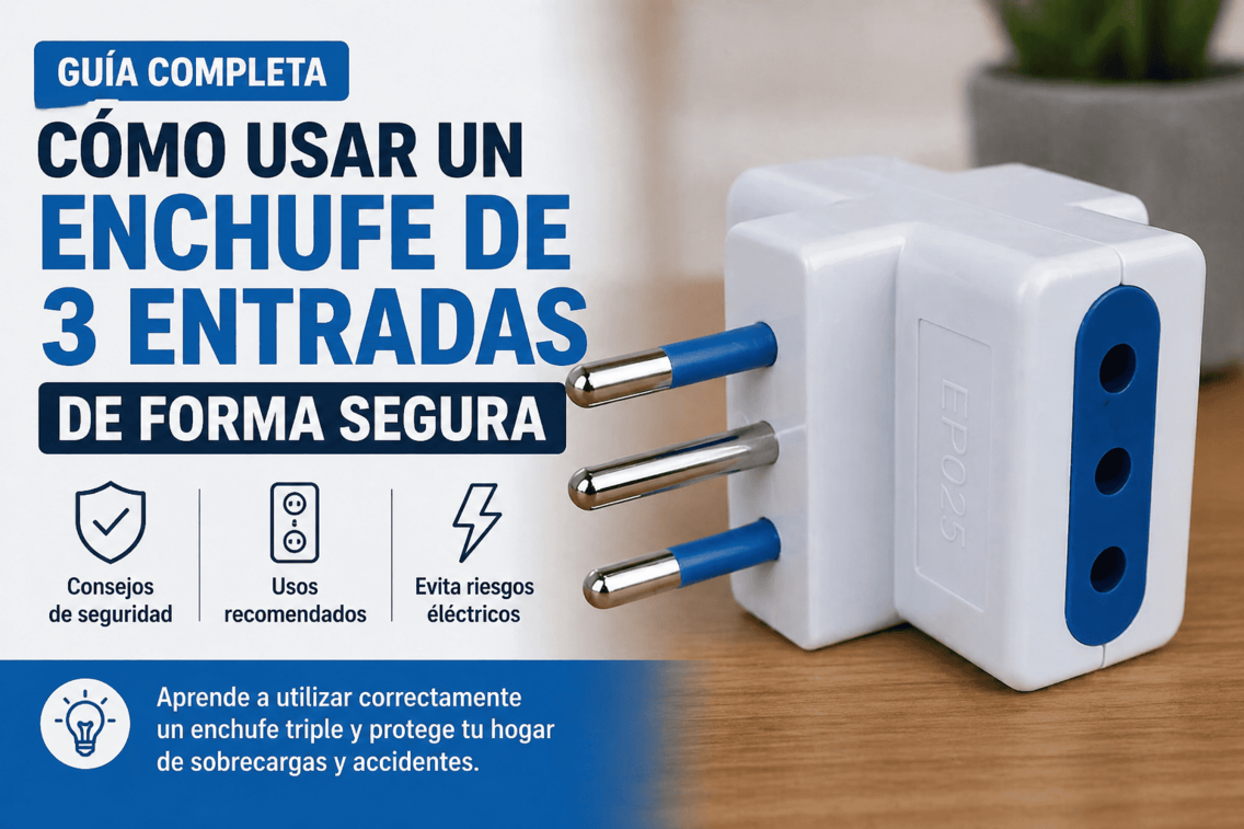 Errores comunes al usar enchufes múltiples en casa (y cómo evitarlos)