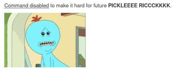 Rick and Morty Hack, Mr. Pickles