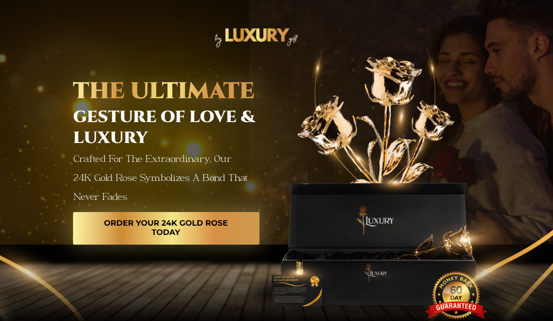 Unveiling Timeless Opulence: The 24K Golden Rose — A Symbol of Enduring 