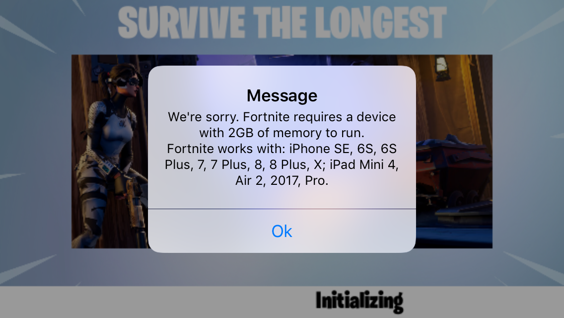 Fortnite Doesn't Run on the iPhone 5s? | by Jason Tuttle | Medium