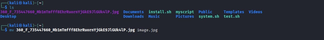 Trying image reconnaissance(exiftool)