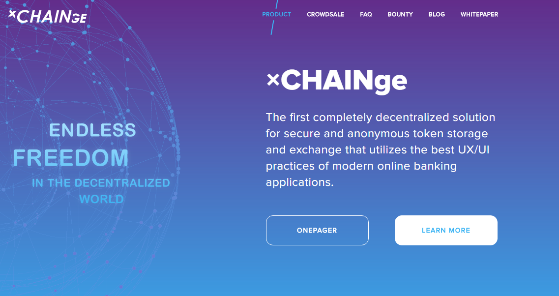 xChainge : a platform with a simple user interface for anonymous and ...