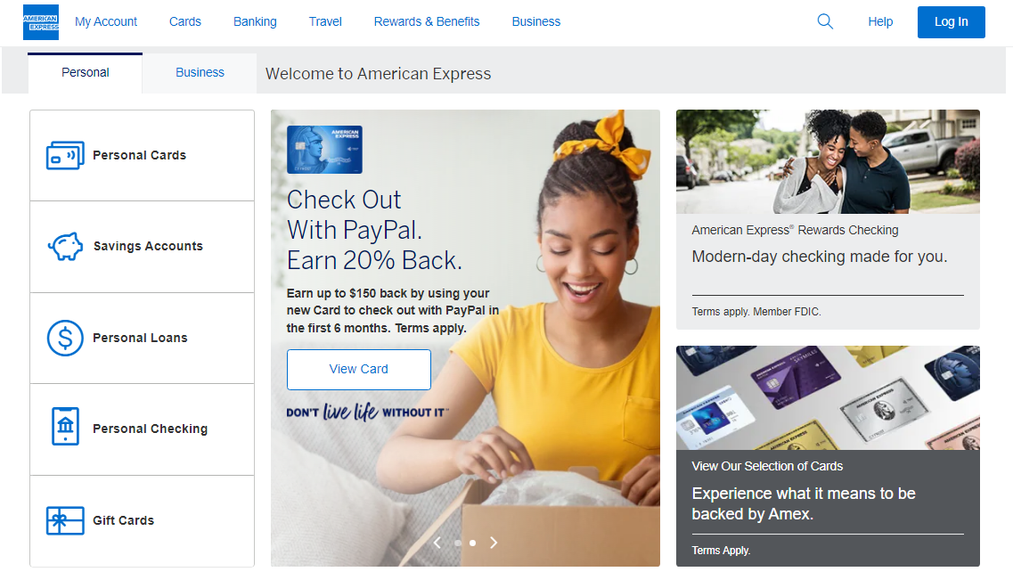 Earn membership rewards with an American Express login by Sir Mack