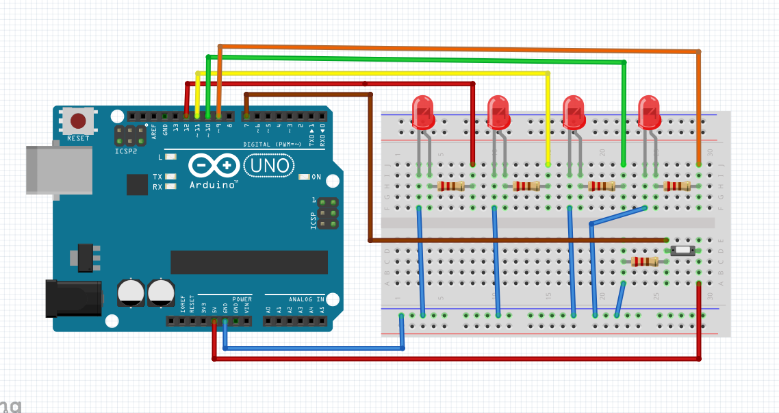 Aprendiendo electrónica y a programar en Arduino con Blui 3 by