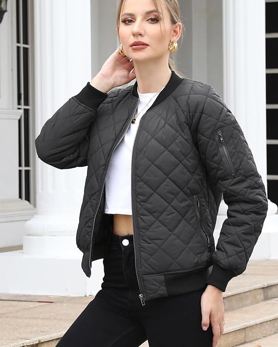 Elevate Your Winter Style: Women's Puffer Bomber Quilted Coat with Pockets  (XS-XXL) | by Ioan Petreus | Global Trading Post | Oct, 2023 | Medium