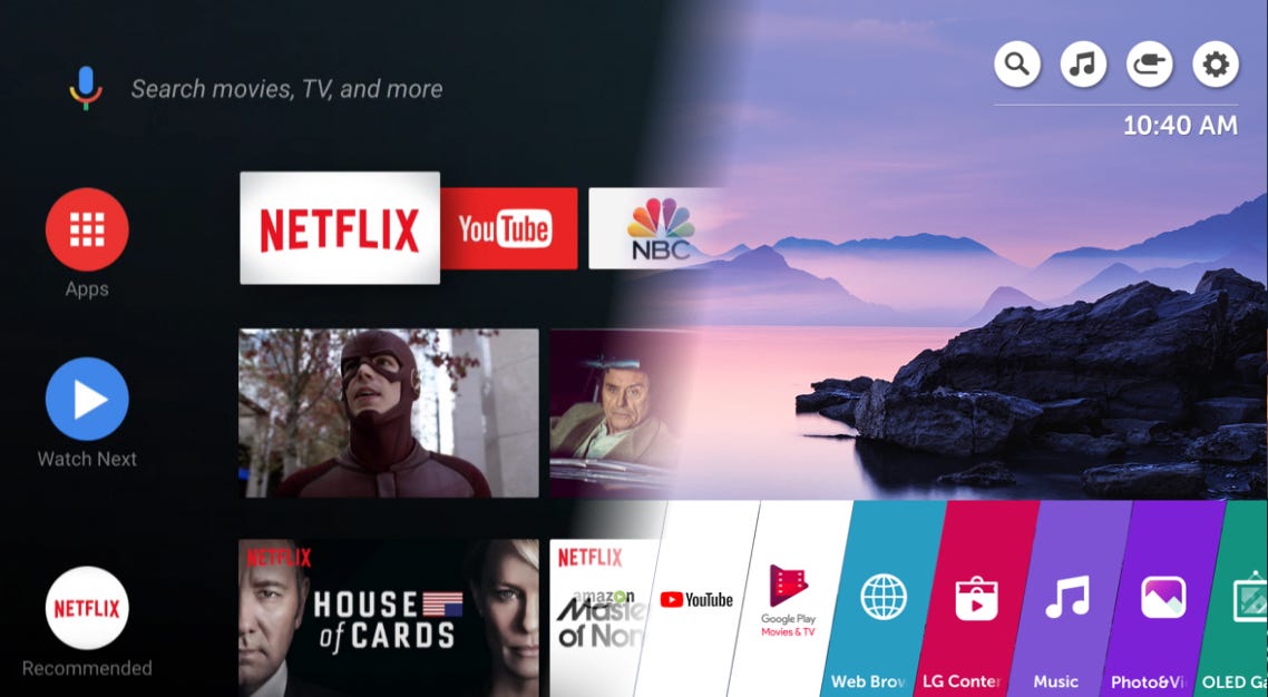 webOS or Android TV? webOS AND Android TV! | by Alan Mendelevich | </dev>  diaries