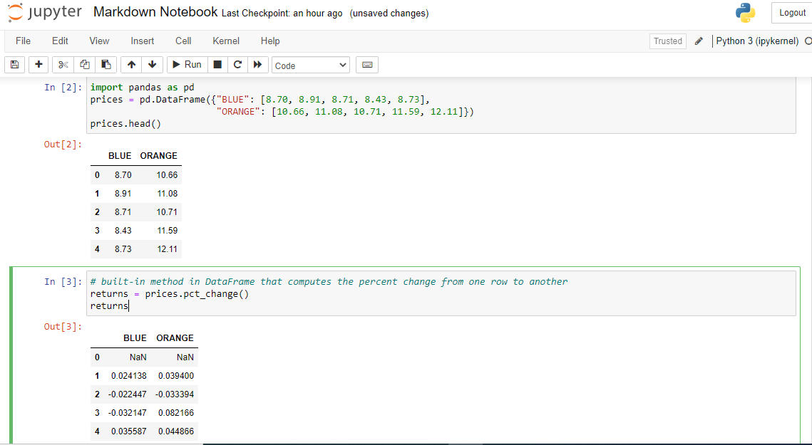 Fundamentals of Returns and its Python implementation . | by Neelakash ...