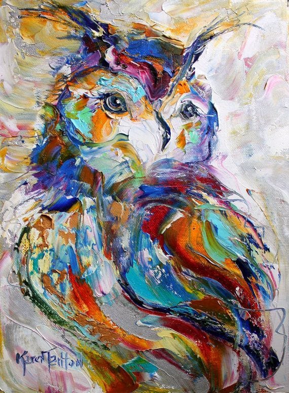 Palette Knife Painting. I've been going to a lot of interesting…, by Divya  Ramachandran