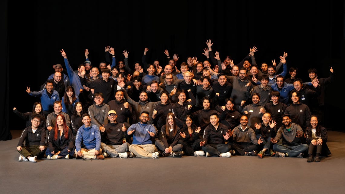 Foto di gruppo del gruppo Startail durante la loro Workcation del 2025