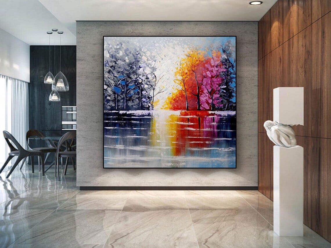 The History of Abstract Art and Its Evolution by Creativehandswallart