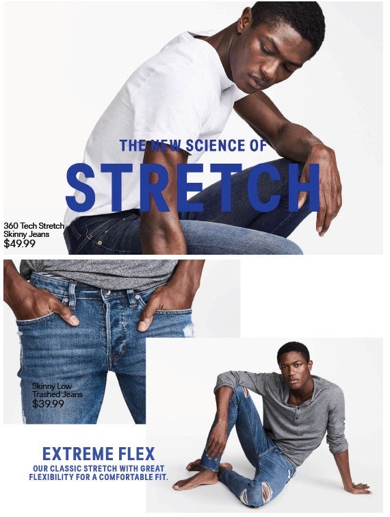 Recombinant Jeans. The Amorphous Placement of H&M's Pants | by Caitlin  McCall | Global Threads | Medium