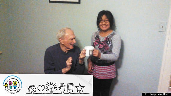 11-Year-old Invents Non-spill Cup for Grandfather With Parkinson's