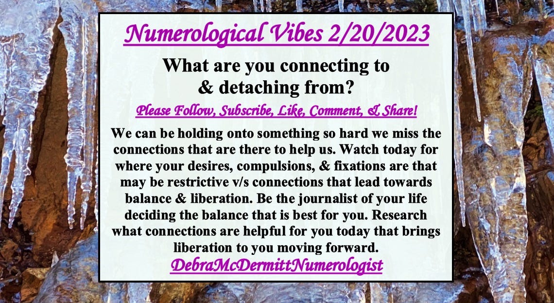 Numerology for Feb. 20th, 2023. Numerology Forecast 2/20/2023 by