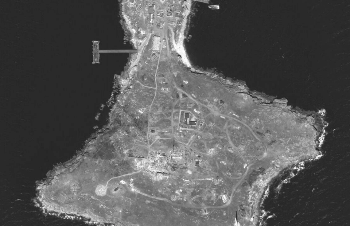 蛇岛卫星图 2022年6月17日