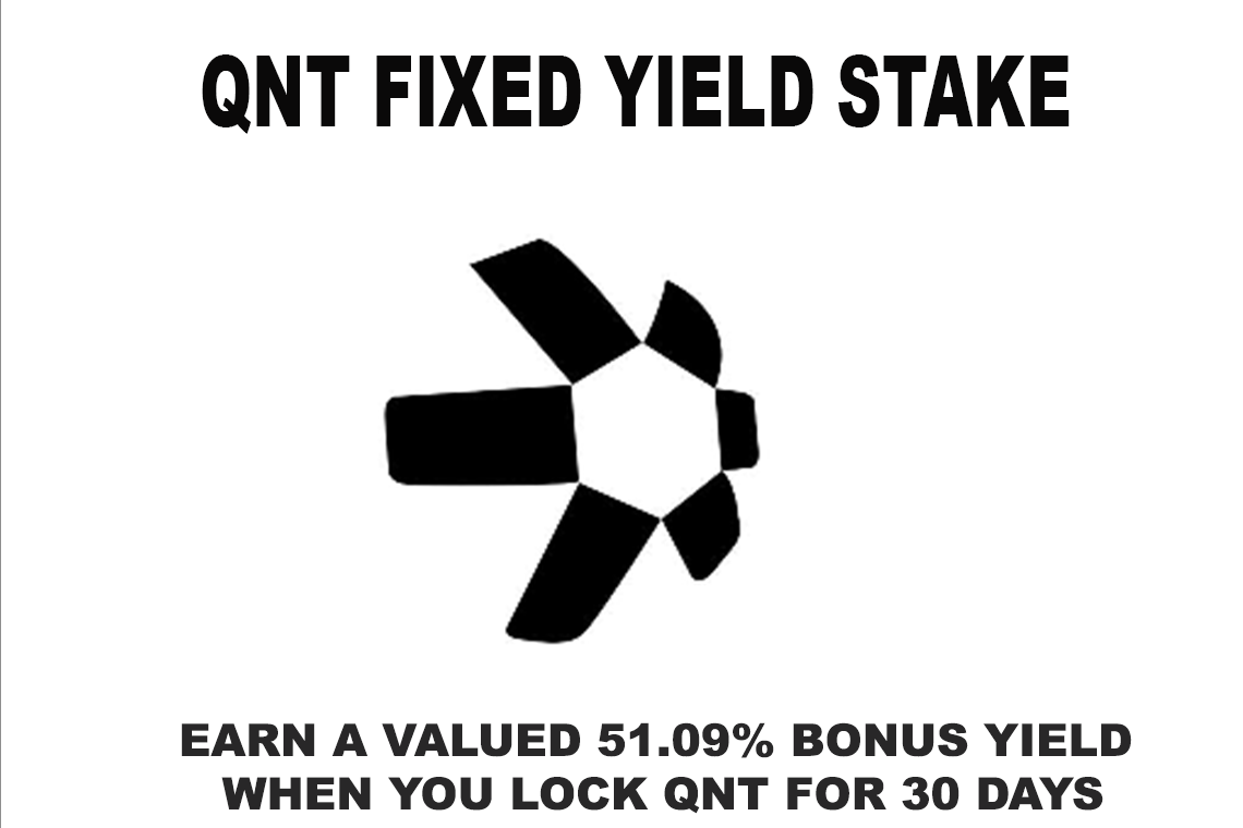 QNT FIXED YIELD STAKE QUANTOVERLEGER Medium