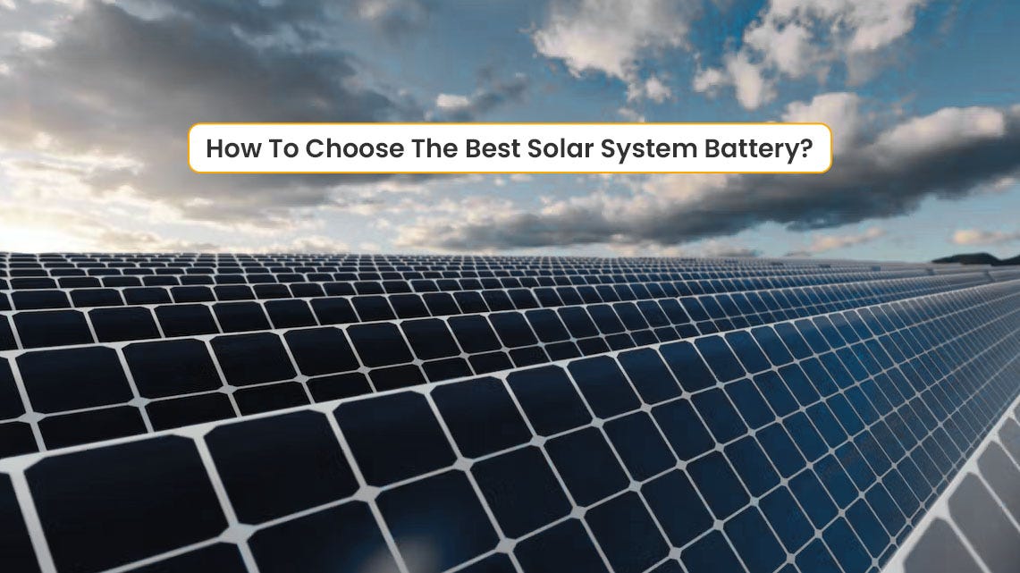 How To Choose The Best Solar System Batteries? TGR by Tom Jones