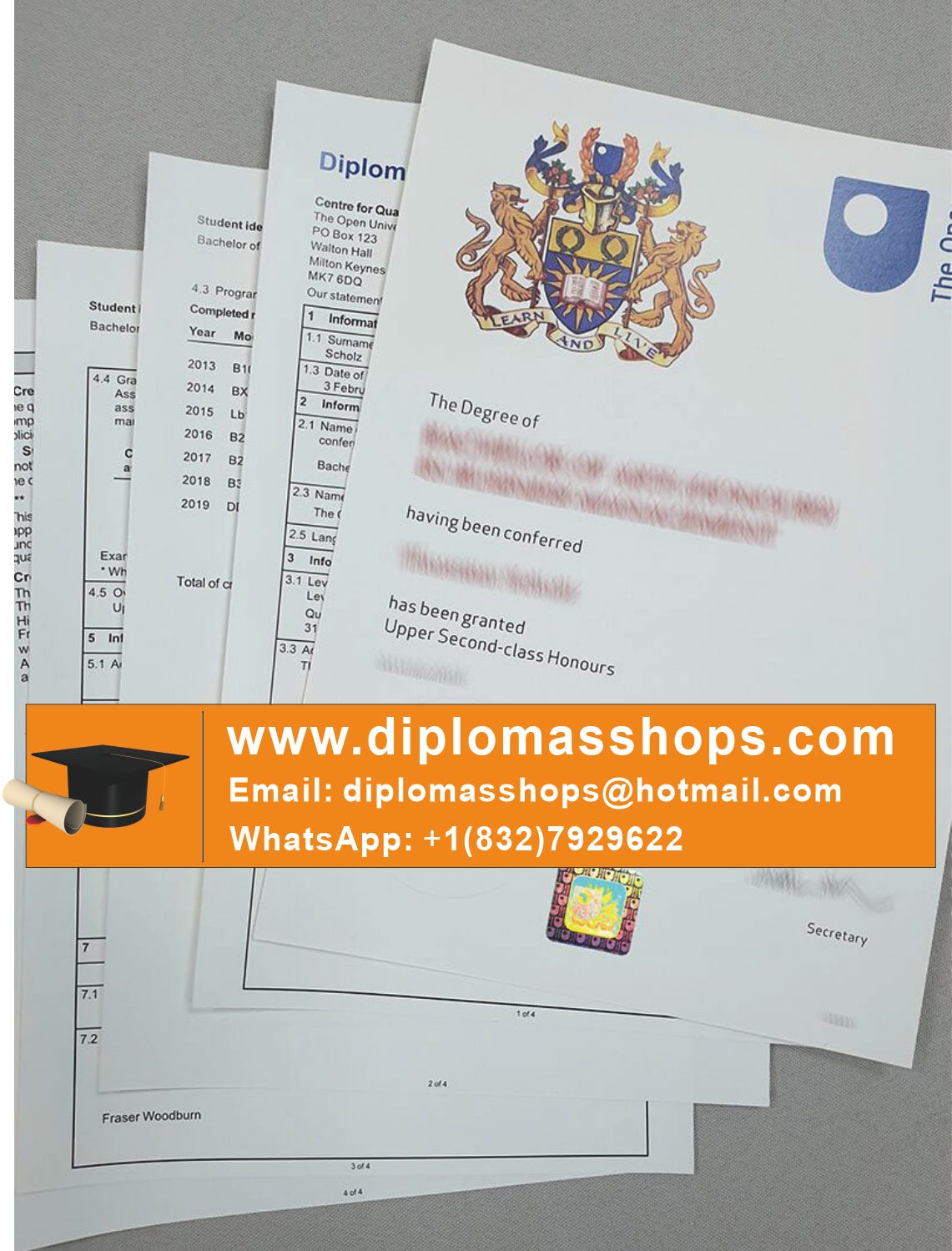 Get Open University degree/Open University diploma online | by Rochholz
