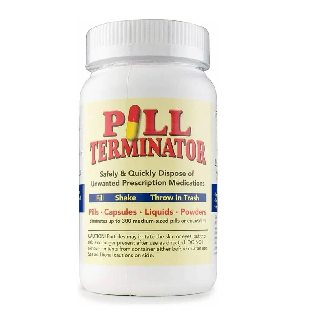 Pill Terminator Safe Disposal Container — Safely Dispose of Unwanted