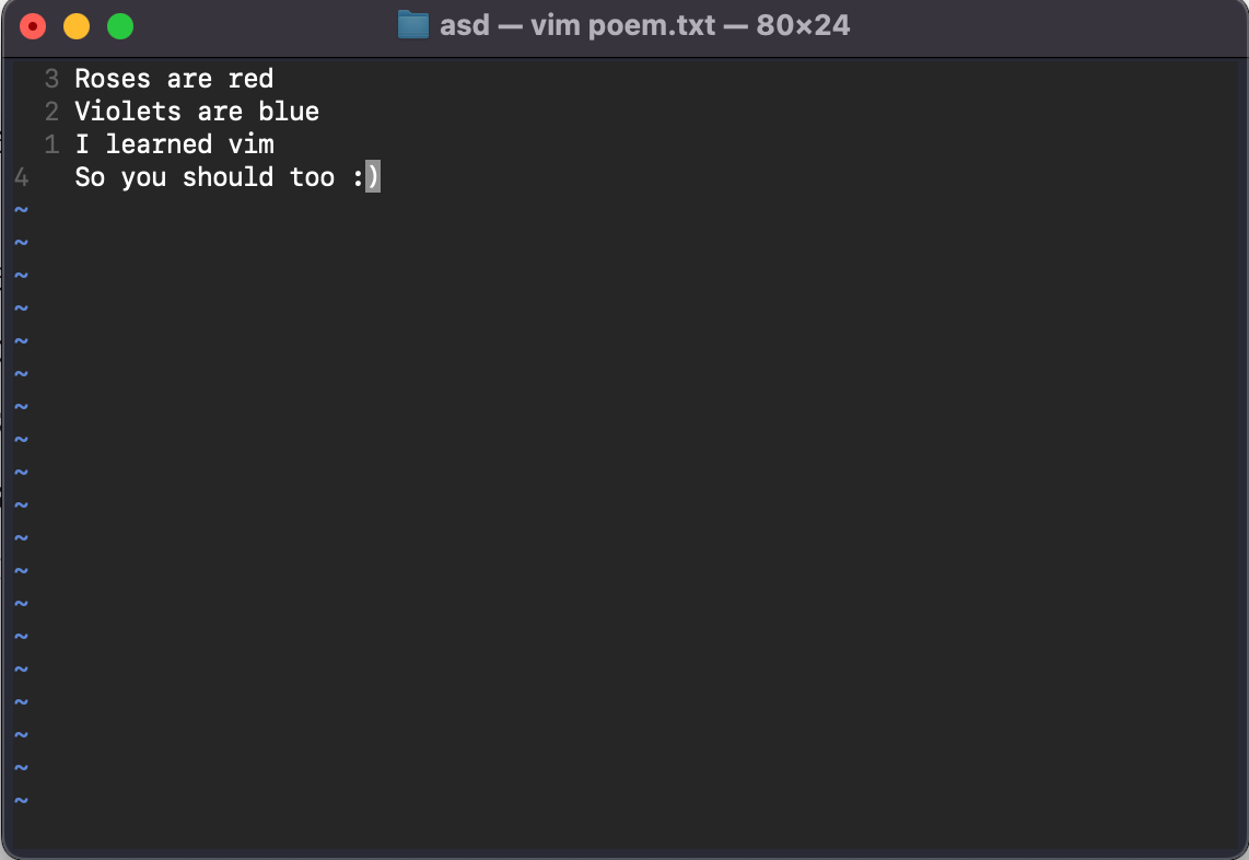 Things I Learned Today: Vim Basic Commands | by Mario Gunawan | Medium