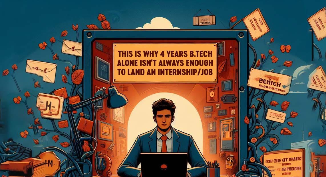 This is why 4 years B.Tech alone isn’t always enough to land an internship/job