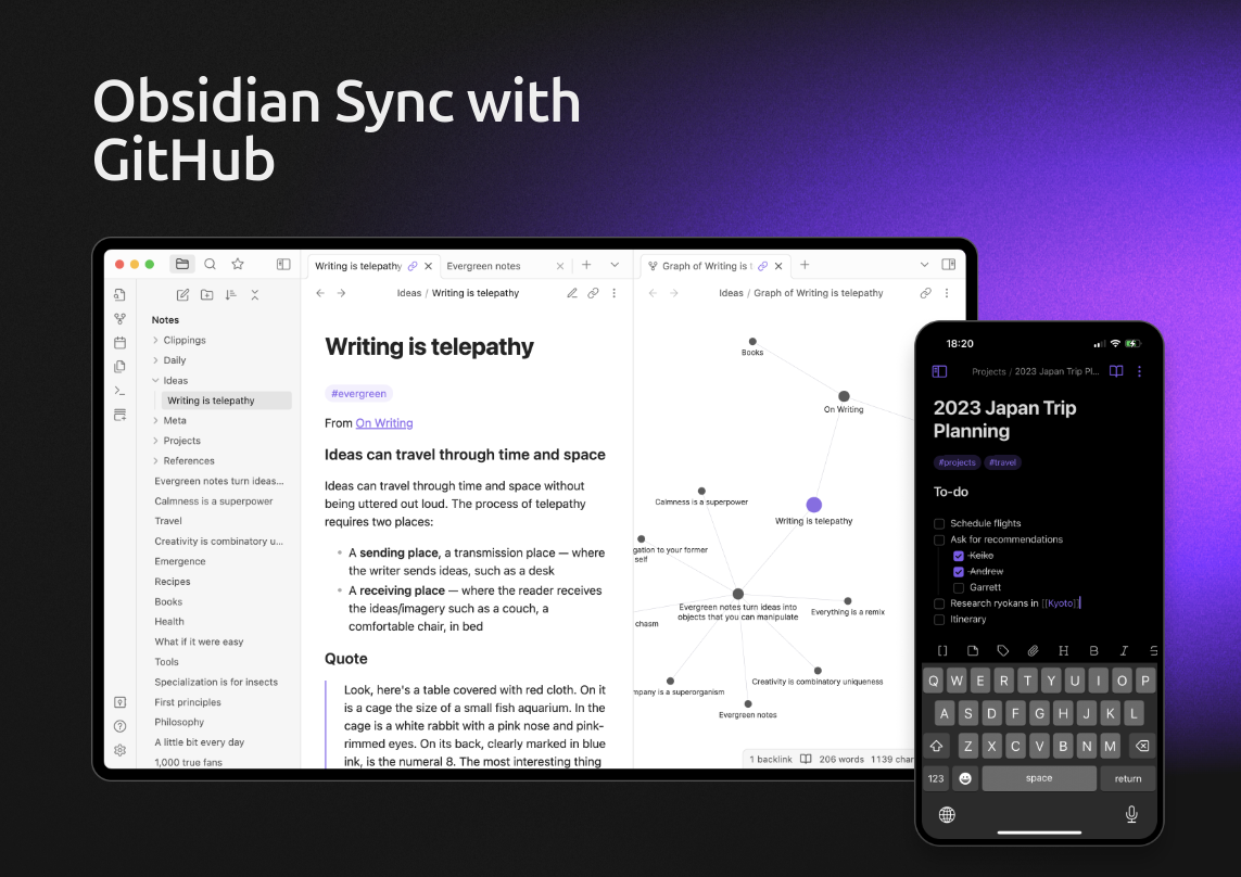 Sync Obsidian Notes Across Devices for Free Using GitHub (Mobile + PC ...