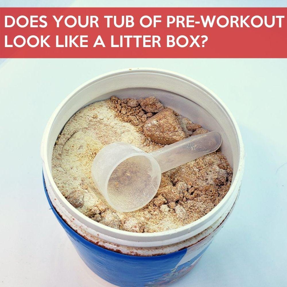 HOW TO FIX YOUR HARD CLUMPY TUB OF PRE-WORKOUT