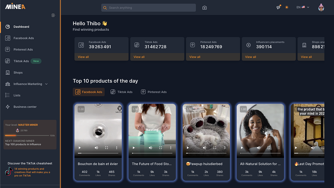 The all-in-one tool that will give you all the data you need to scale your dropshipping business