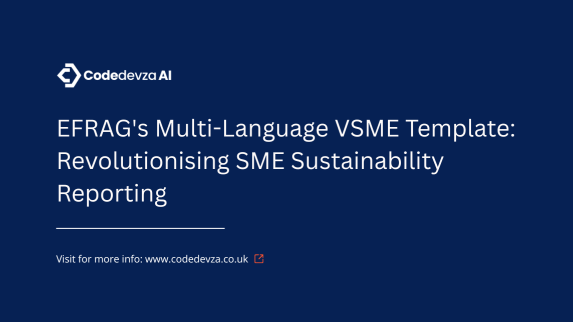 EFRAG’s Multi-Language VSME Template: Revolutionising SME Sustainability Reporting
