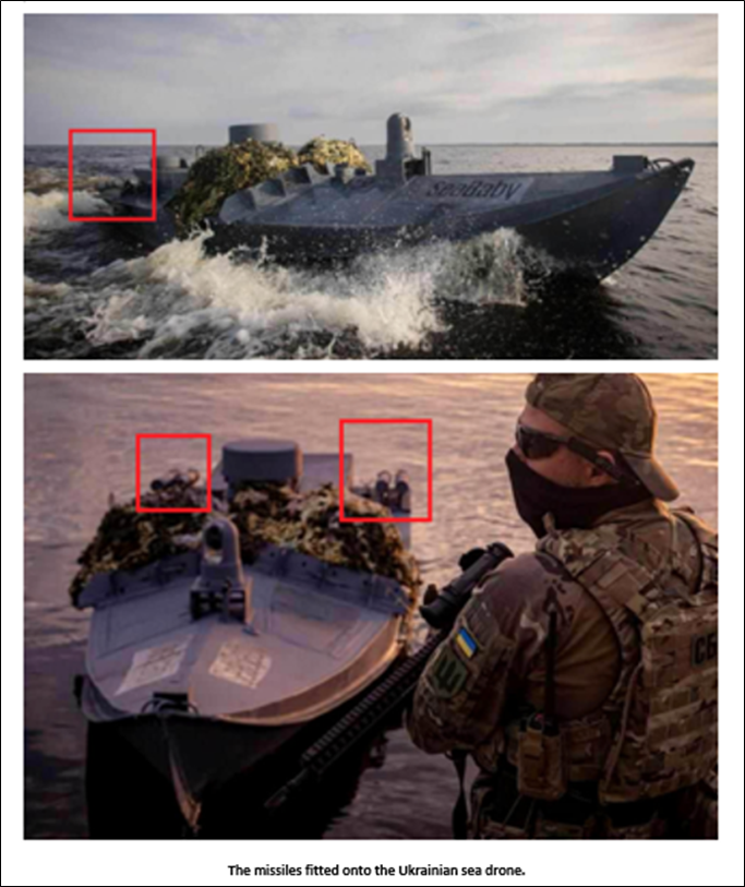 Ukraine’s Sea Drones Now Fire Missiles: The Black Sea Is A Ukrainian Lake