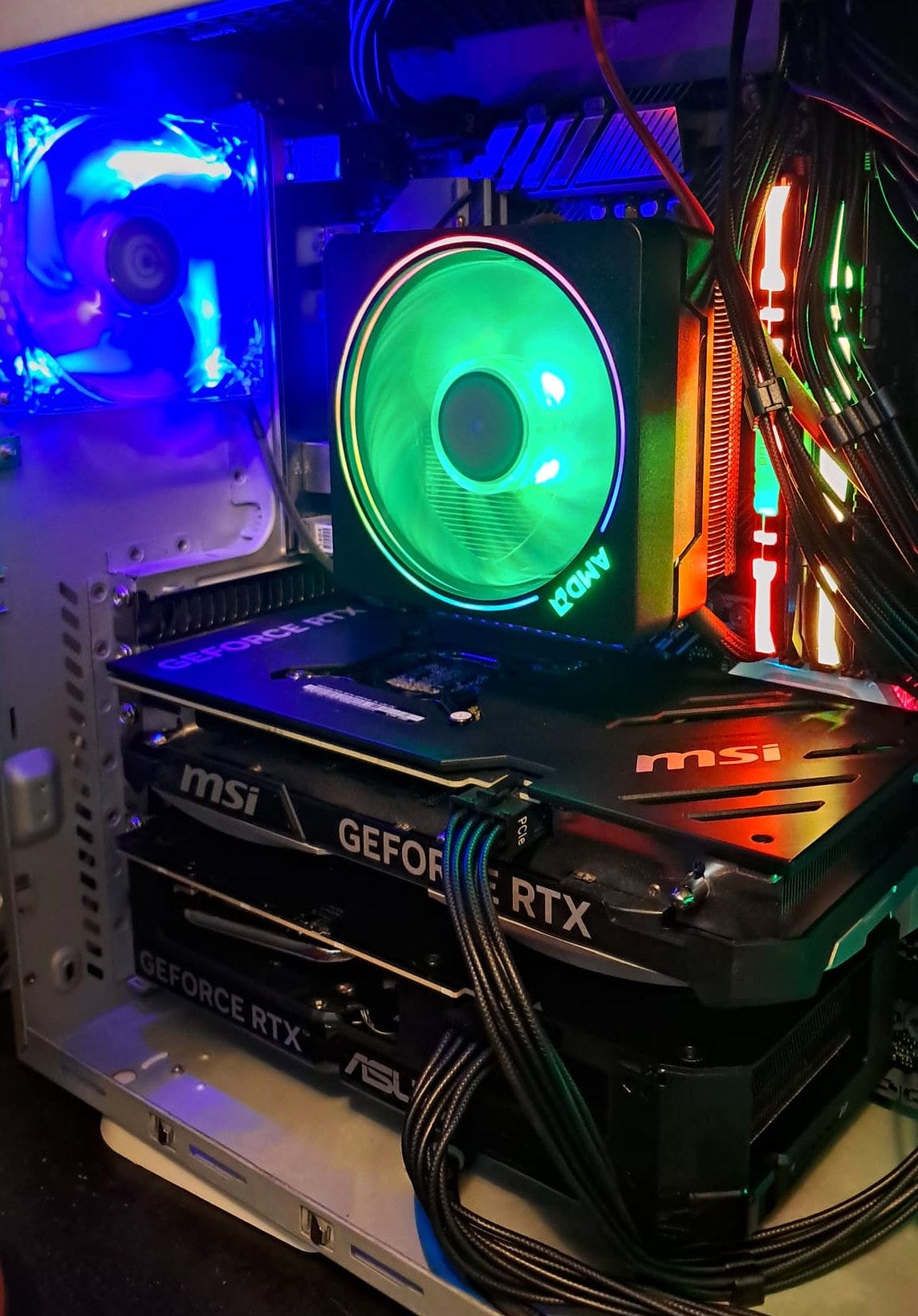Running a 35B LLM at 128K Context, Full Speed, on €870 of Used Hardware — No Cloud Required