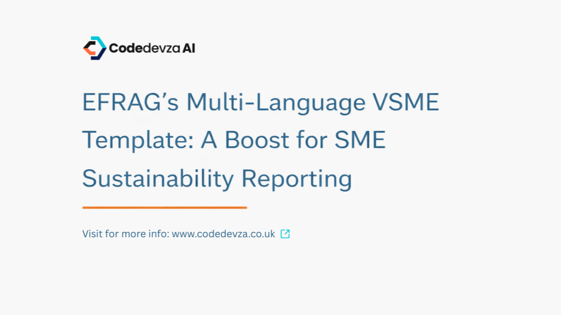 EFRAG’s Multi-Language VSME Template: A Boost for SME Sustainability Reporting