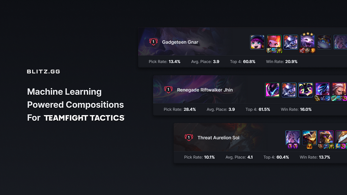 Get Teamfight Tactics (TFT) data with Python and Riot Games API, by Marco  Sanguineti