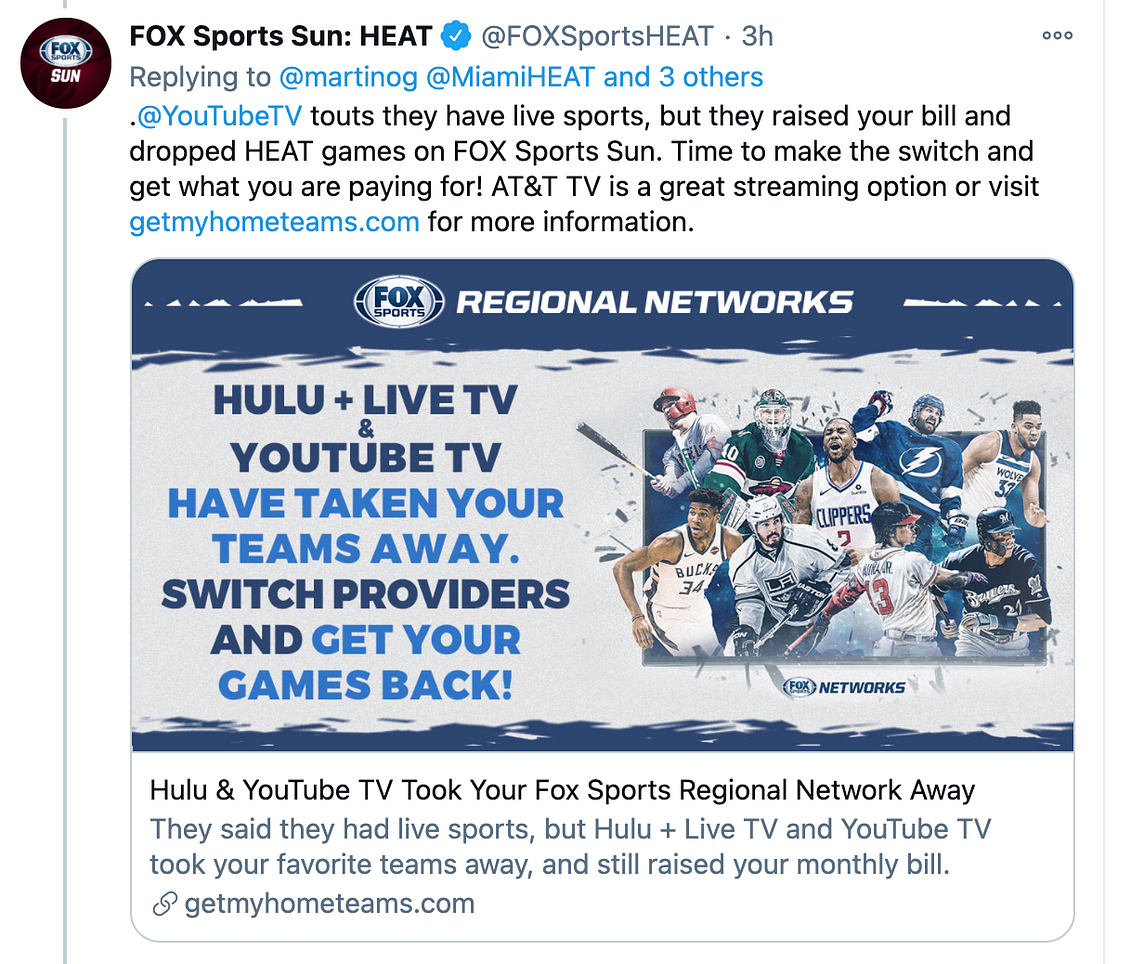 Does AT&T Have An Exclusive Live TV Streaming Contract with Sinclair Broadcasting?