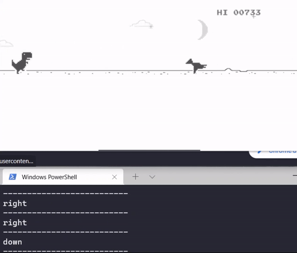 Make a Google Dino Dinosaur Game in Python