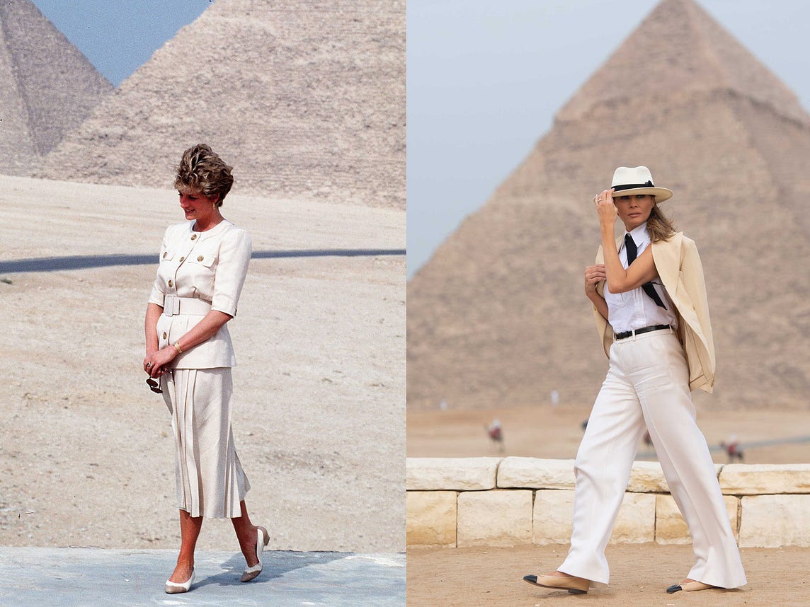 How Melania Trump is the Bizarro Version of Princess Diana