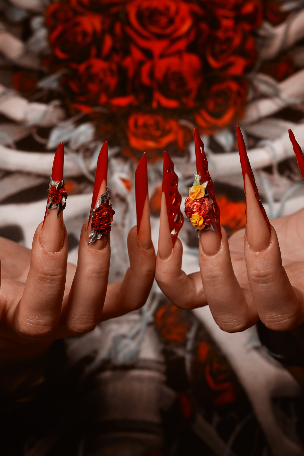 44 Cute Halloween Nails & Thanksgiving Nails : Black and Pink Halloween  Nails