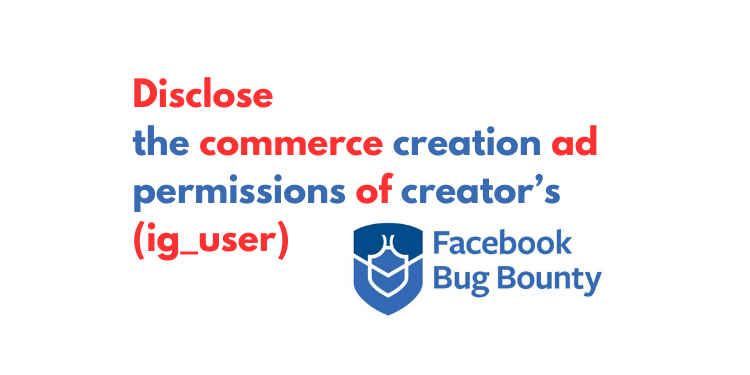 Disclose the commerce creation ad permissions of creator’s (ig_user)