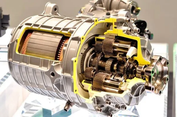 Why are electric vehicle engines typically larger than internal combustion engines?