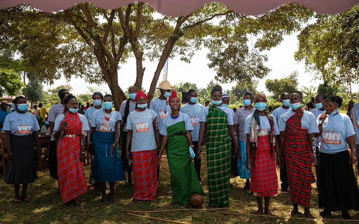 It Takes a Village! How Adults in a Hard-to-Reach District in Uganda Embraced the COVID-19 Vaccine