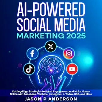 AI-Powered Social Media Marketing 2025: Cutting-Edge Strategies to Boost Engagement and Make Money Online with Facebook, YouTube, Instagram, X, TikTok, SEO, and More