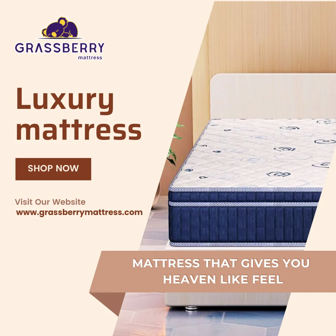 Grassberry Mattress: Best Luxury Mattress in India for Pain Relief