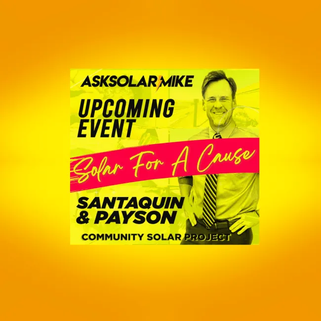 See you at the New Santaquin and Payson Community Solar Project