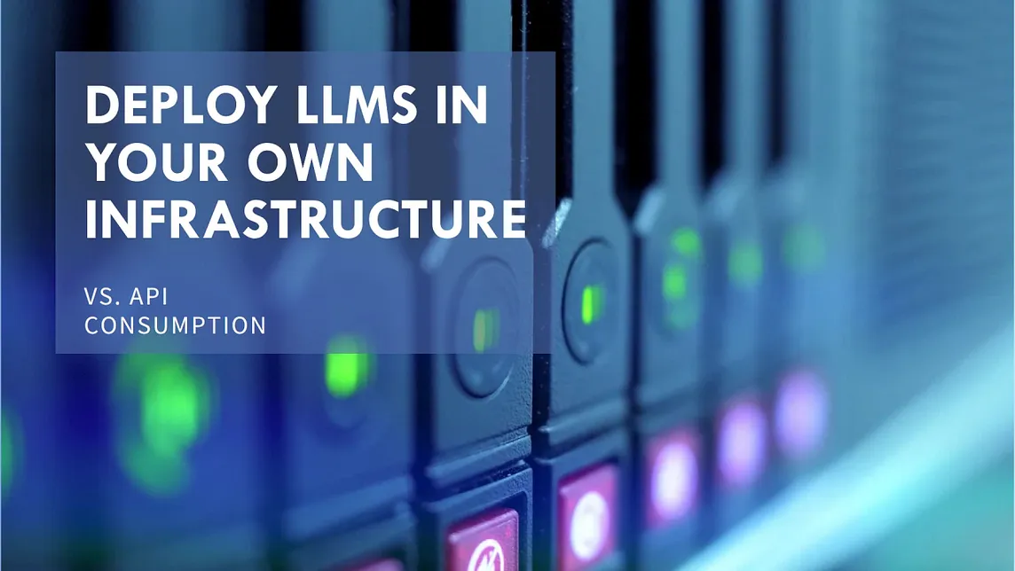 Deploy LLMs in Your Own Infrastructure vs. API Consumption