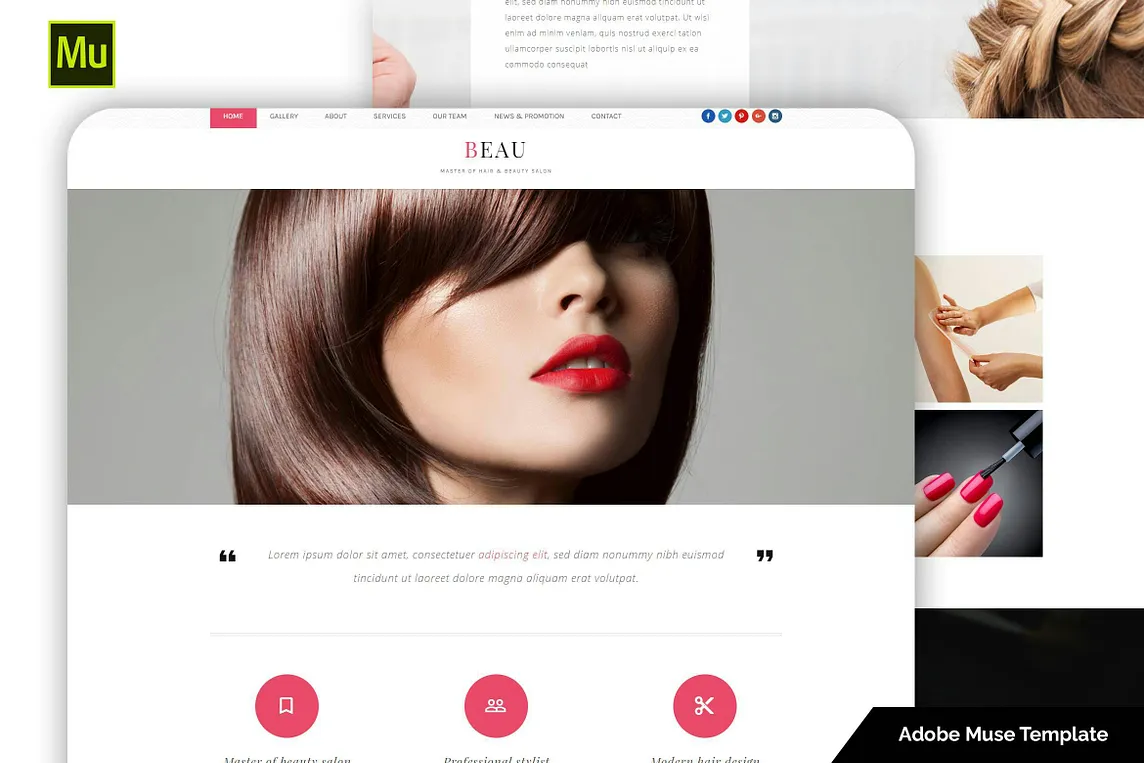 Beau — Beauty Salon Template