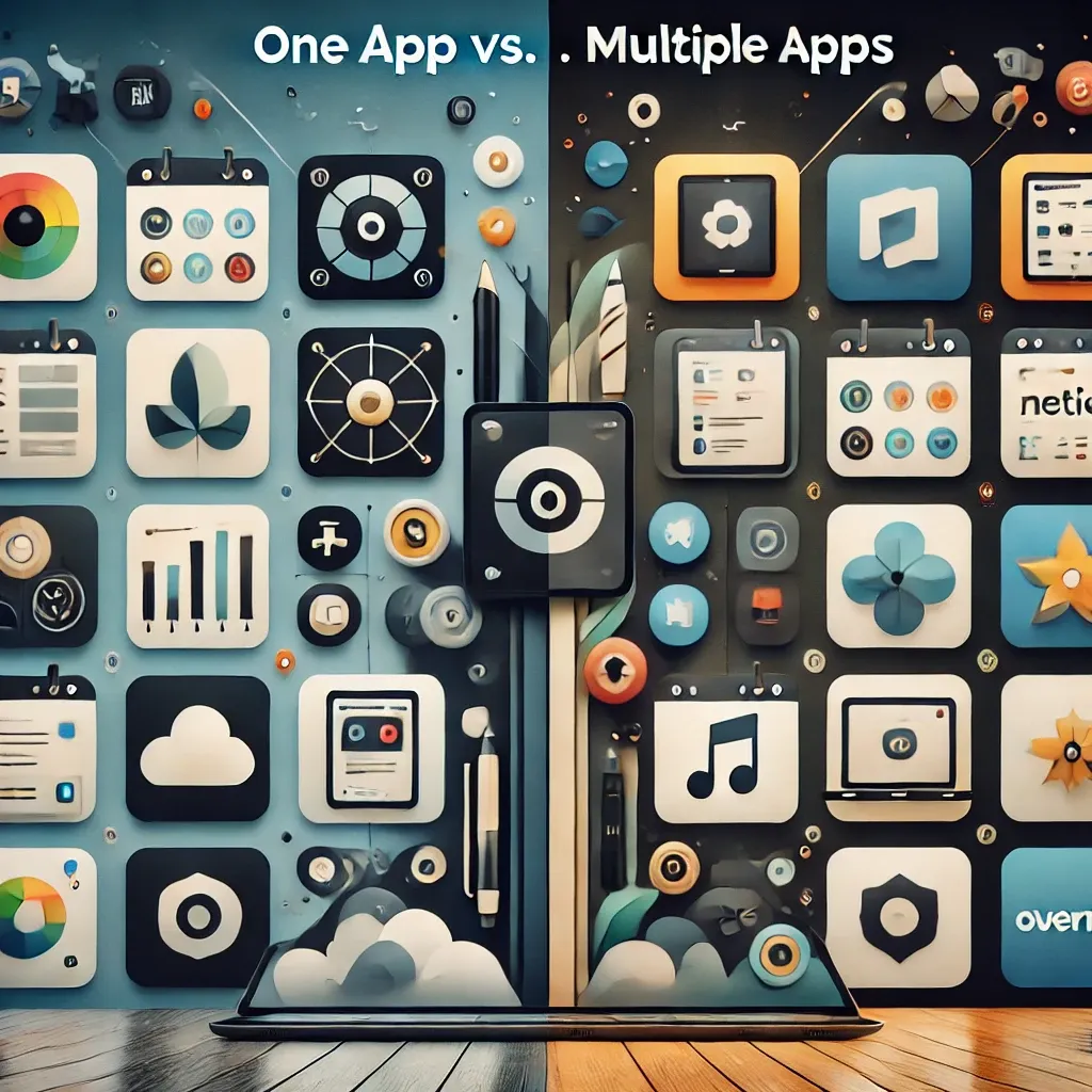 One App vs Multiple Apps — Personal Knowledge Management