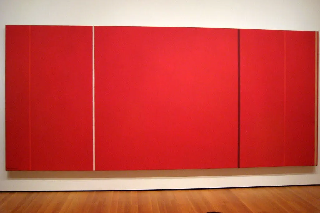 ‘Vir Heroicus Sublimus’ (Man, Heroic and Sublime) by Barnett Newman.